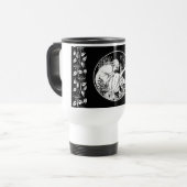 Mug De Voyage Merlin imaginaire Art Nouveau (Devant gauche)