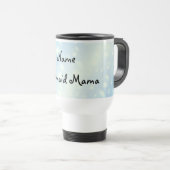 Mug De Voyage Mermaid Mama design Travel Mug. (Devant droit)