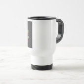 Mug De Voyage Merry Christmas – couronne de houx & Santa (Devant droit)