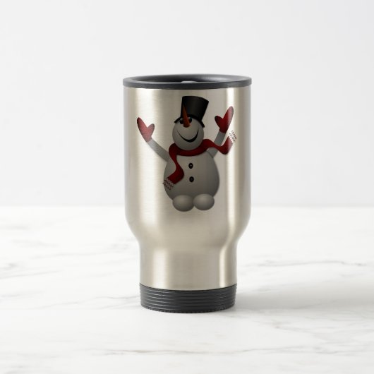 MUG DE VOYAGE "MERRY CHRISTMAS" SNOWMAN (Centre)