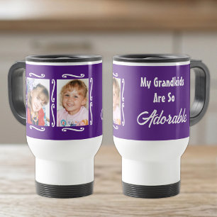 Mug De Voyage Mes petits-enfants sont adorables ajouter des phot