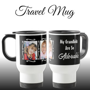 Mug De Voyage Mes petits-enfants sont adorables ajouter des phot