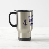 MUG DE VOYAGE MES VOILES DE COEUR AVEC L'ACIER INOXYDABLE UNI (Gauche)