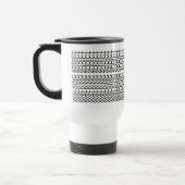 Mug De Voyage Message caché 142BW - Addict de marche inhabituel (Gauche)