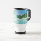 Mug De Voyage Message dans une bouteille (Devant droit)