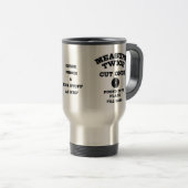 Mug De Voyage Mesure Deux fois IV (Devant droit)