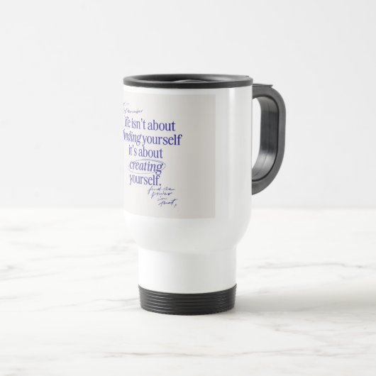 Mug De Voyage Metal cup. (Devant droit)