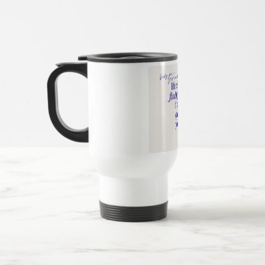 Mug De Voyage Metal cup. (Gauche)