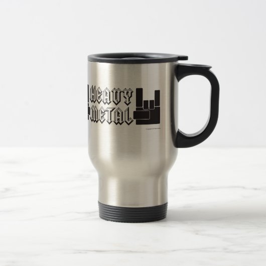 Mug De Voyage Métal lourd ! (Droit)