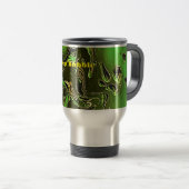 Mug De Voyage Metallica verte (Devant droit)