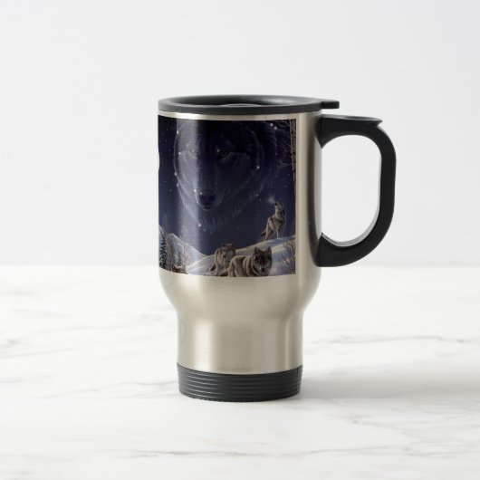 Mug De Voyage Meute de loups (Droit)
