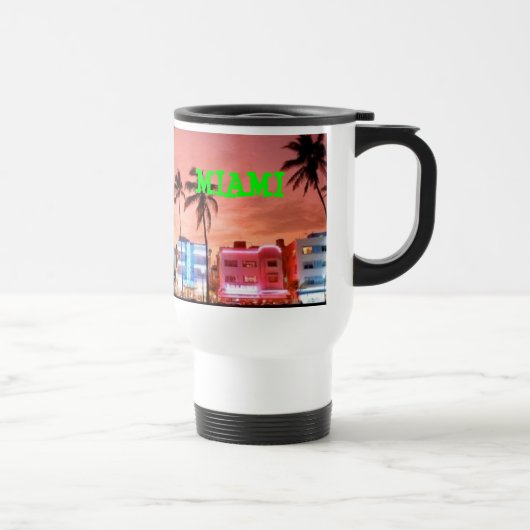 MUG DE VOYAGE MIAMI (Droite)