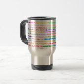 Mug De Voyage MiaWillaGeir Conception de texte II Voyage/Commute (Devant gauche)