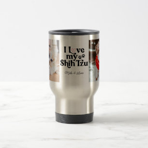 Mug De Voyage Mignon J'adore Mon Shih Tzu 2 photo Amoureux de Ch