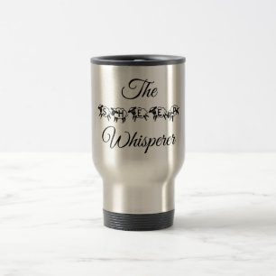 Mug De Voyage Mignonne Drôle Mouton Whisperer Typographie