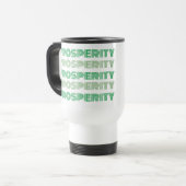 Mug De Voyage Mignonne Pensée riche Pensées Prospérité Message v (Devant gauche)