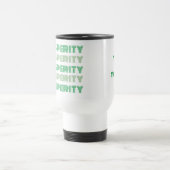 Mug De Voyage Mignonne Pensée riche Pensées Prospérité Message v (Centre)