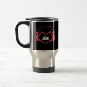 Mug De Voyage Mine, Valentines Classic - Squelette Mains Entendr