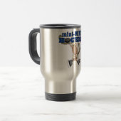 Mug De Voyage Mini T-shirts et cadeaux d'hockey d'acarides (Devant gauche)