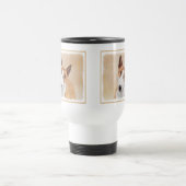 Mug De Voyage Miniature Taureau Terrier Peinture - Joli Original (Centre)