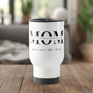 Mug De Voyage Minimalist Personalized Mom Name Tumbler