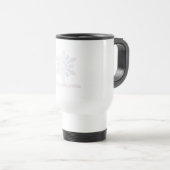 Mug De Voyage MinneSnowta avec flocon de neige (Devant droit)
