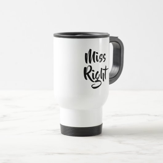 Mug De Voyage Miss Right Fun (Devant droit)
