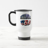 Mug De Voyage Missouri Picture et USA Text (Gauche)