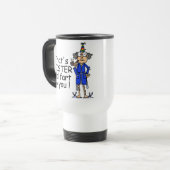 Mug De Voyage Mister Old Fart Humour d'anniversaire (Devant gauche)