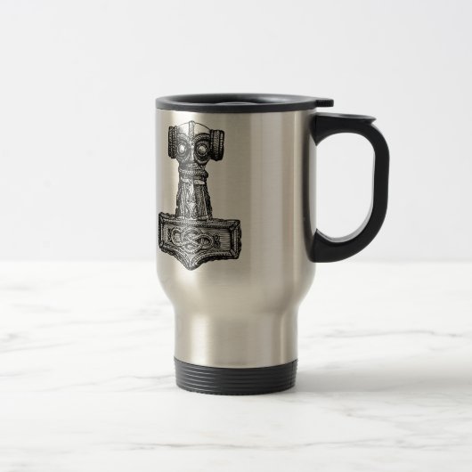 Mug De Voyage Mjolnir : Le marteau du Thor (Droit)