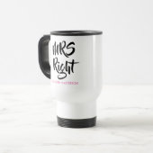 Mug De Voyage Mme Right Son Nom Amusant (Devant gauche)