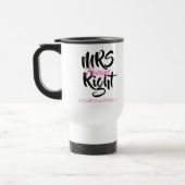 Mug De Voyage Mme Toujours Raison Son Nom Amusant (Gauche)