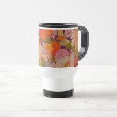 Mug De Voyage Modèle floral rose kimono (Devant droit)