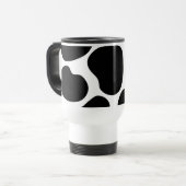 Mug De Voyage Modèle noir et blanc d'impression de vache (Devant gauche)