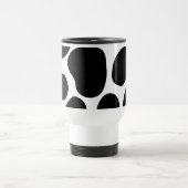 Mug De Voyage Modèle noir et blanc d'impression de vache (Centre)