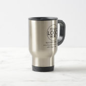 Mug De Voyage Modern Business Logo Promotional Swag Custom (Devant droit)