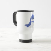 Mug De Voyage Modern charming belted kingfisher (Devant gauche)