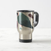 Mug De Voyage Modern Parrots Tropical Pattern  (Devant droit)