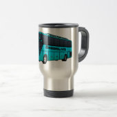 Mug De Voyage Modern passenger bus cartoon illustration  (Devant droit)