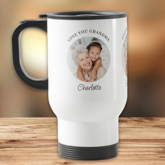 Mug De Voyage Modern Photo Love You Grandma