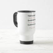 Mug De Voyage Modern Teen Daughter Survivor Personalized (Devant gauche)