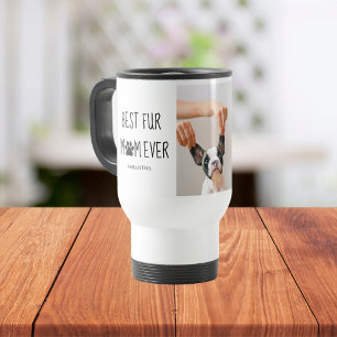 Mug De Voyage Moderne Meilleur Fur Maman   Photo de chien