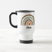 Mug De Voyage Modifier le nom Leopard Spots Imprimer Rainbow Tra (Gauche)