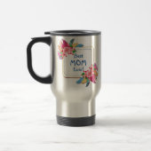 Mug De Voyage Modifier le texte Ajouter le nom Boho Flower Feath (Gauche)