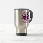 Mug De Voyage Modifier tout le texte Ajouter un nom Pink Motorcy (Devant droit)