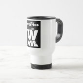 Mug De Voyage Moins de soucis Plus de vin (Devant droit)