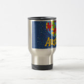 Mug De Voyage mois de sensibilisation sur l'autisme (Centre)