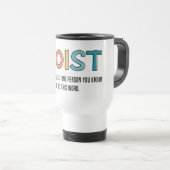 Mug De Voyage Moist Funny Dit Humour humide Dons Amusants (Devant droit)