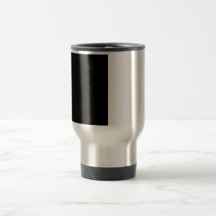 Mug De Voyage Moitié noir et moitié blanc Milieu Personnaliser c