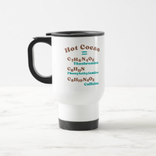 Mug De Voyage Molécule de cacao chaud